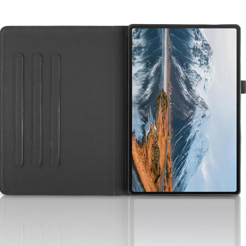 (Black) Tablet Case for Honor Pad X8a Lightweight 360 Degree Rotating Adjustable Angles Thickened Edges 2