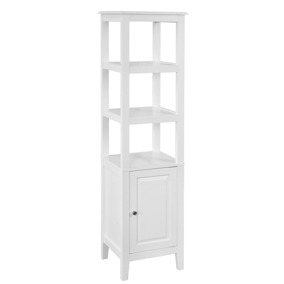SoBuy Meuble Colonne Salle de Bain Blanc Armoire Haut