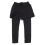Black Men's Fake 2 Piece Pants Training Elastic 1