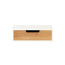 Sertar cafea SoBuy alb bambus 30x31x10cm