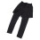 Black Men's Fake 2 Piece Pants Training Elastic 9