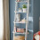 SoBuy Étagère murale échelle moderne blanc 4