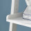 SoBuy Étagère murale échelle moderne blanc 9