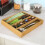 SoBuy Cassetto Porta Capsule in Bambù – Organizer 4 Scomparti 5