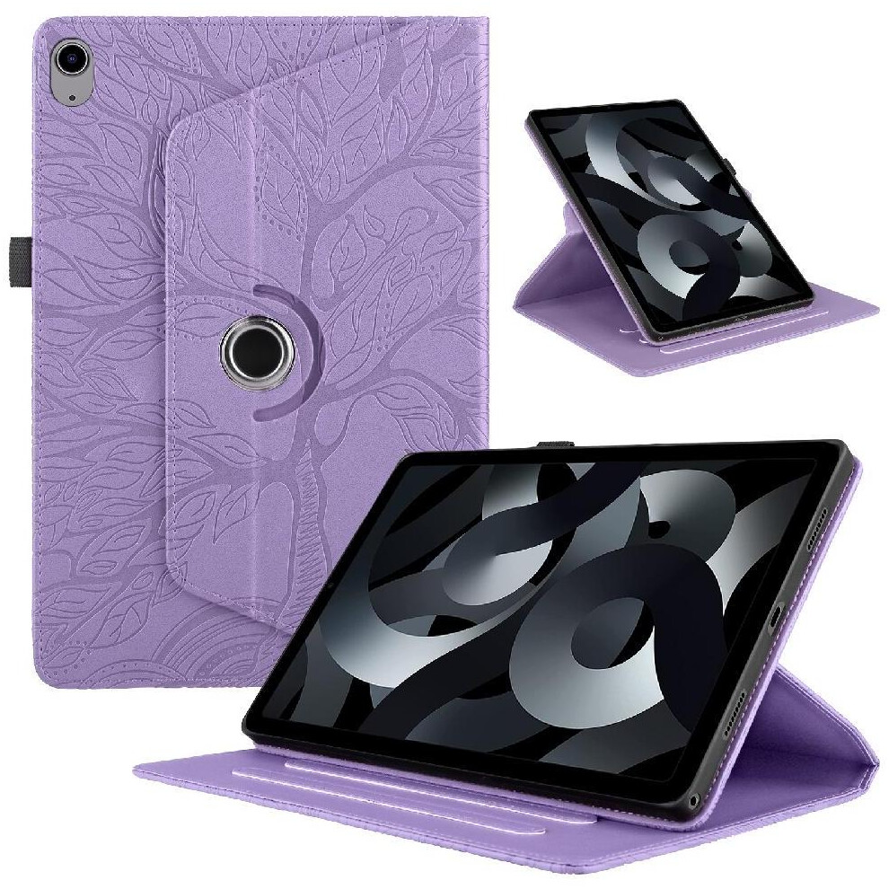 (Purple) Tablet Case For Ipad 2022 Adjustable Angles 360 Degree Rotating Lightweight Thickened Edges Purple 764563140992