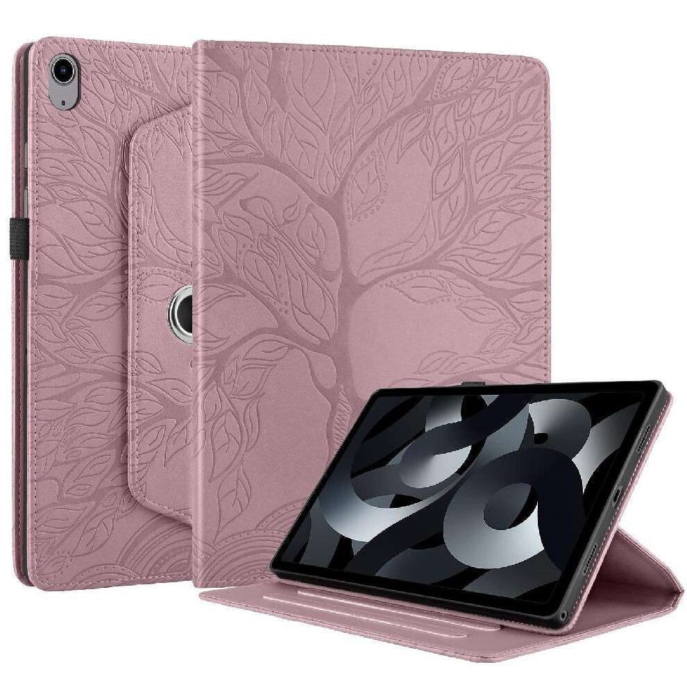 (Pink) Tablet Case For Ipad 2022 Adjustable Angles 360 Degree Rotating Lightweight Thickened Edges Pink 764563140985