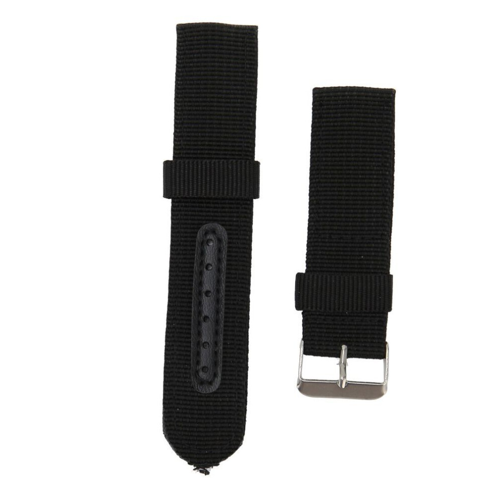 (black) 22mm Canvas Watch Strap Canvas Quick Release Replacement Watch Band For Men And Women Green