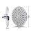 8 Inch High Pressure Rain Shower Head Polished Chrome G1/2 21cm Replacement 6