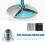 8 Inch High Pressure Rain Shower Head Polished Chrome G1/2 21cm Replacement 7