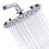 8 Inch High Pressure Rain Shower Head Polished Chrome G1/2 21cm Replacement 3