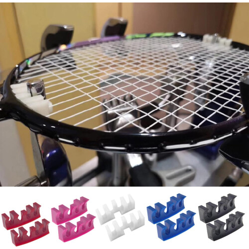 2 x Badminton Rackets Load Splitter Badminton Racket Charging Adapter Protection Multicolor String Machine Tool 1