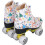 Roller Skates with 4 Wheels, Graffiti Roller Skates Dissipate Heat for Fast 40 3