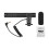 Super-Cardioid Mini Microphone for DSLR Camera, 13.8cm, Black 10