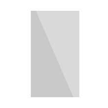 Self-Adhesive PET Mirror Tile Silver 100x50mm for Home Decor