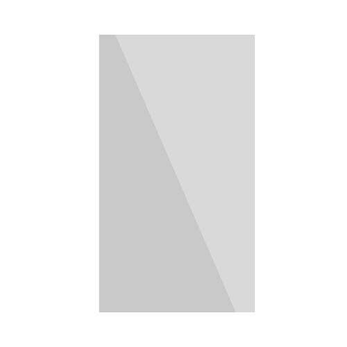 Self-Adhesive PET Mirror Tile Silver 100x50mm for Home Decor