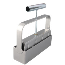 Handheld Soil Blocker 2-Inch Metal Garden Tool with 12 Dibblers