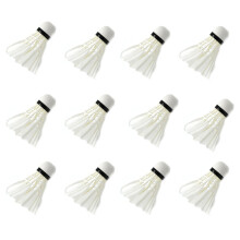 Pack of 12 Professional Shuttlecocks with Durability Stability and Balance Duck Hair Badminton Shuttlecock Hangyu 414