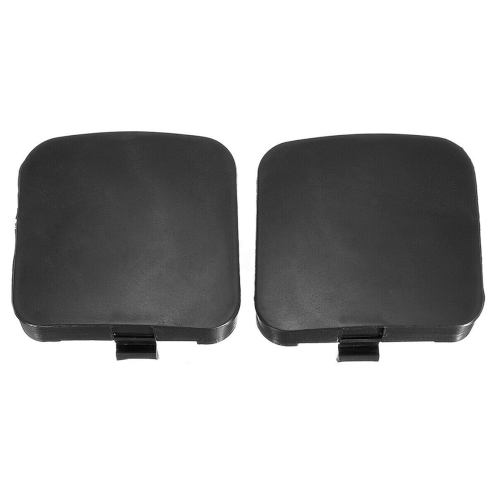 2Pcs Front Bumper Tow Hook Cover Caps For Toyota Rav4 2009-2012 Black 3681330137191