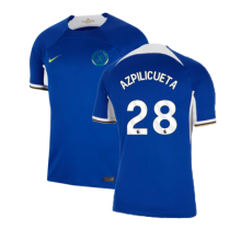 (S) 2023-2024 Chelsea Home Shirt (AZPILICUETA 28)