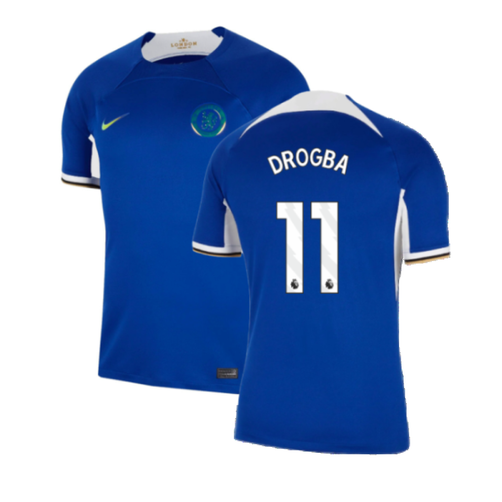 Nike (S) 2023-2024 Chelsea Home Shirt (Drogba 11)