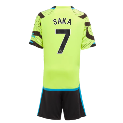 Adidas (2-3 Years) 2023-2024 Arsenal Away Mini Kit (Saka 7) 1