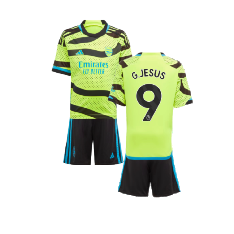 Adidas (2-3 Years) 2023-2024 Arsenal Away Mini Kit (G.jesus 9)
