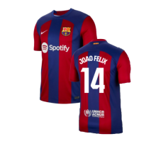 (XXL) 2023-2024 Barcelona Home Shirt (Joao Felix 14)