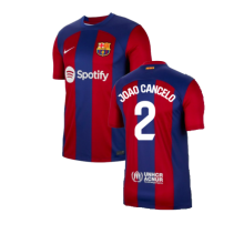 (XXL) 2023-2024 Barcelona Home Shirt (Joao Cancelo 2)