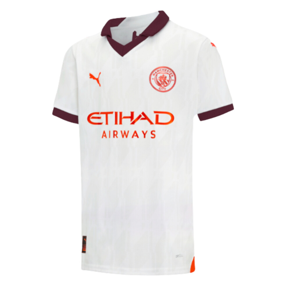 Puma (Sb) 2023-2024 Man City Away Shirt (Kids)