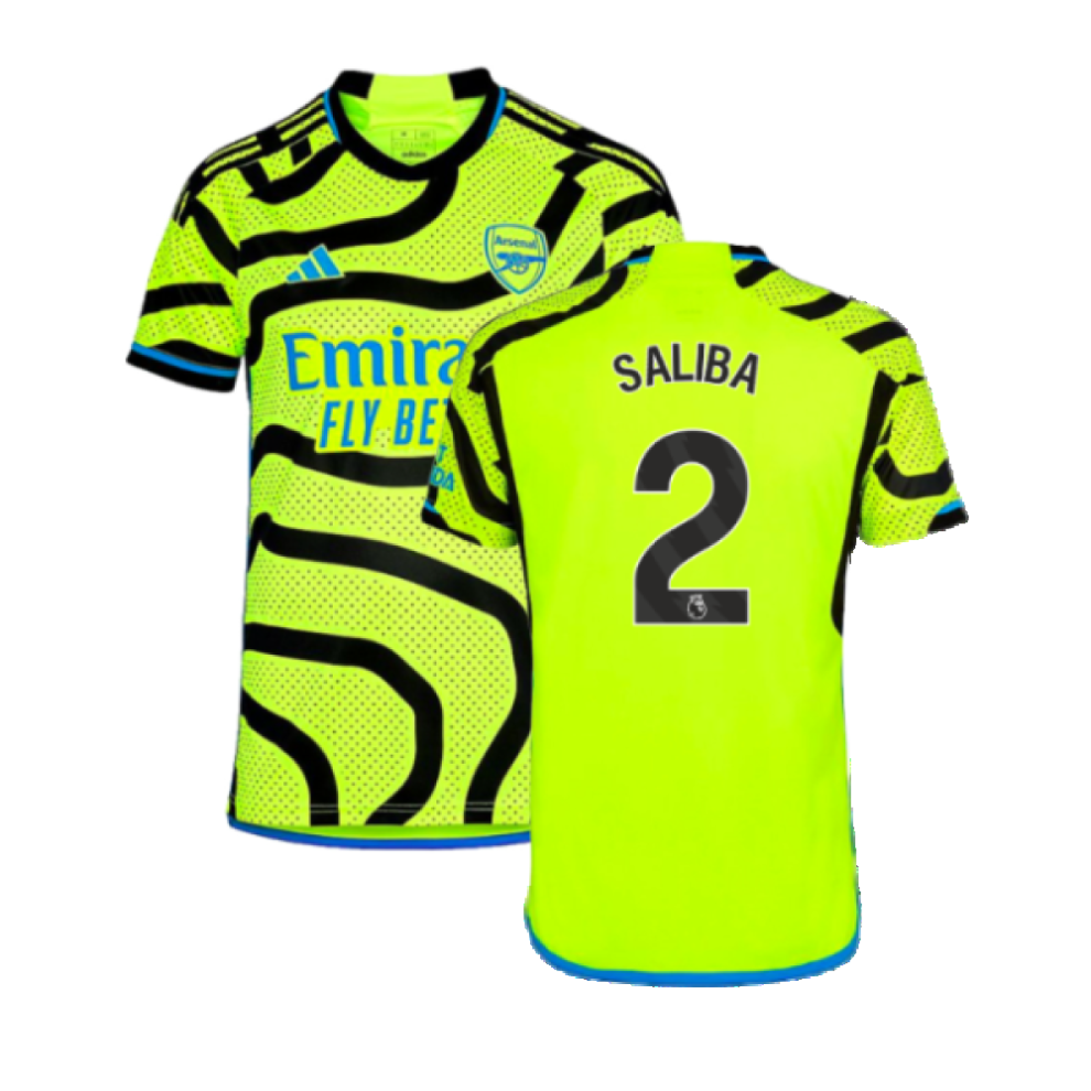 Adidas (Xxl) 2023-2024 Arsenal Away Shirt (Kids) (Saliba 2)