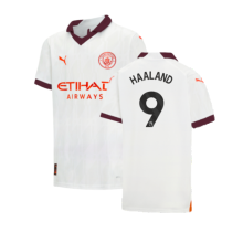 (XLB) 2023-2024 Man City Away Shirt (Kids) (HAALAND 9)
