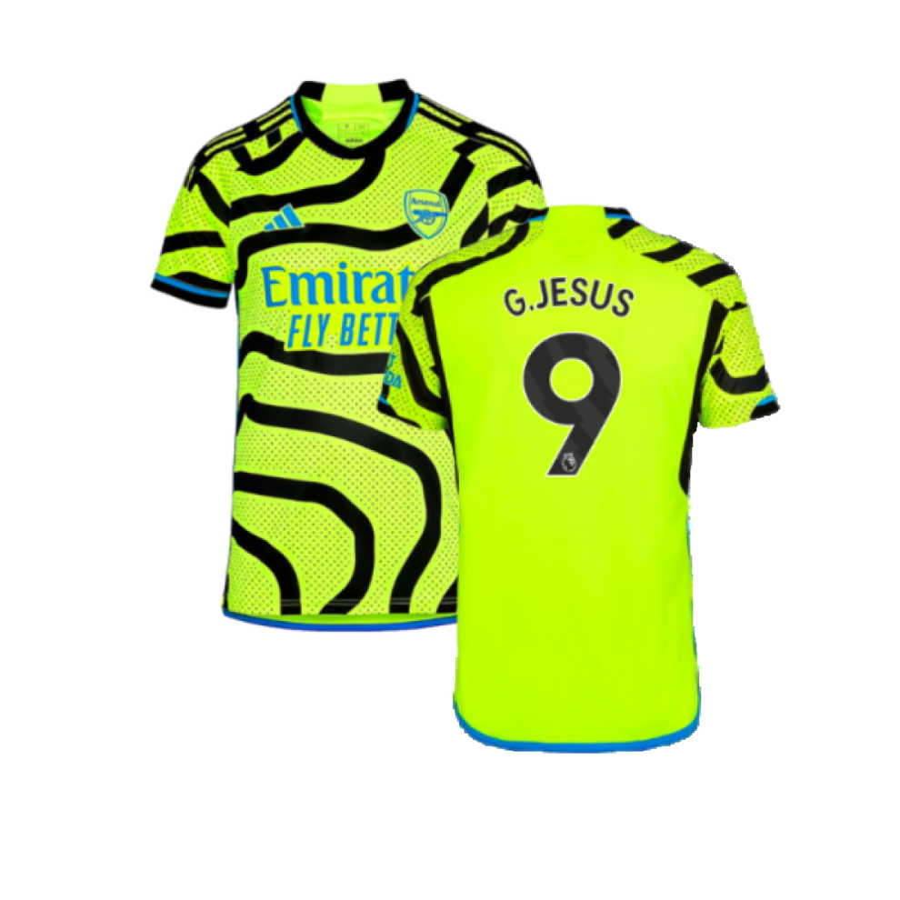 Adidas (Xxl) 2023-2024 Arsenal Away Shirt (Kids) (G.jesus 9)