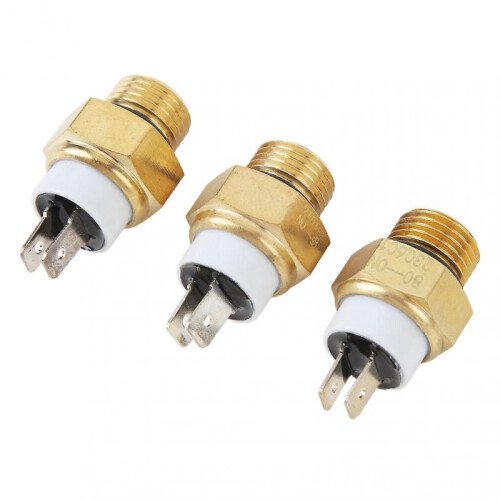 3pcs Engine Radiator Coolant Fan Temperature Sensor Switch M16x1.5MM Water Temp Switch for CB250 CB600 CBR600 CB900