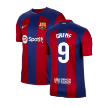 (XXL) 2023-2024 Barcelona Home Shirt (Cruyff 9)