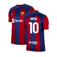 (XL) 2023-2024 Barcelona Home Shirt (Messi 10)