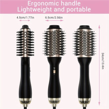 Einstufige Heißluftpinsel, Haare Flow Trocknerbürste und Volumizer, 3 in 1 negatives ionischer Haartrockner Styler, 1000W