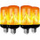 4 Pack E27 Flame Light Bulbs 4W Base LED Flame Effect Bulbs 4 Lighting Modes Decorative Indoor Bulbs for Home Garden Party 1