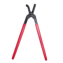 Rugged Steel Hoof Nail Clincher with Non-Slip Rubber Handle for Horse Shoe Care