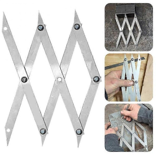 (3 Point) Picket Master Pro 3 Point Welder Helper for Fast Center Finding, Portable Equidistant Measuring Marking Tool, for Drilling 1