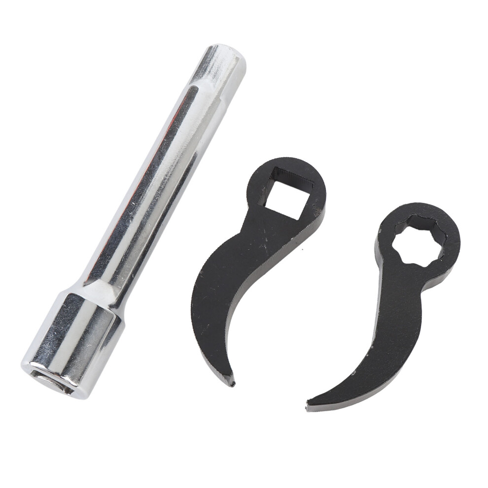 Steel Pry Bar Wrench Adapter Set 8Pt Drive 1/2In For Automotive 7891330139132