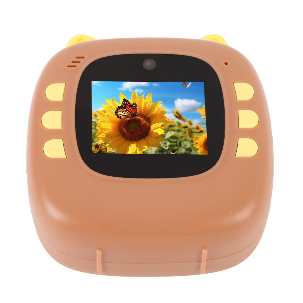 20Mp Hd Instant Camera With 4X Zoom, 2" Screen, 32Gb, Brown 7631330139318