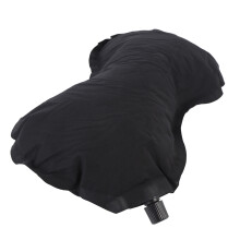 Inflatable Compact Travel Pillow Black TPU Sponge for Naps & Camping