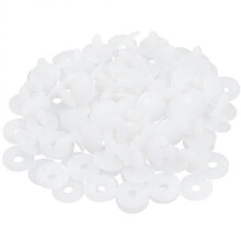 Movable Toy Making Joints In White Ideal for DIY Enthusiasts And Creative Projects 100 Sets