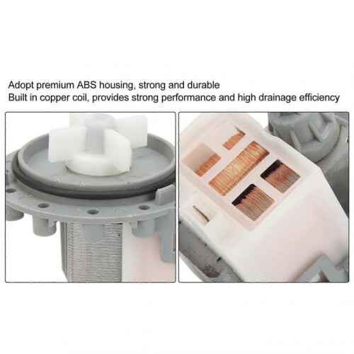 Washer Drain Pump 30W 20L Per Minute High Efficiency Washing Machine Drainage Pump AC220?240V 2