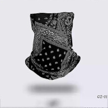 (One size, GZ-01) 31 Types Magic Scarf Cool Sports Tube Bandana Balaclava Earloops Paisley Men Women Mask Outdoor Neck Face Protection Cover