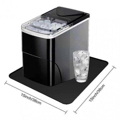Ice Maker Pad Countertop Water Absorbent Mat Reusable Ice Maker Tray Pad Easy to Clean Dish Drying Mat for Kitchen 1