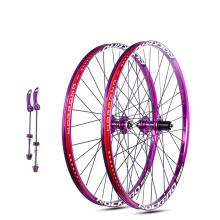 29 Inch MTB Wheels Aluminium Alloy Disc Brake Quick Release 711 Speed Purple