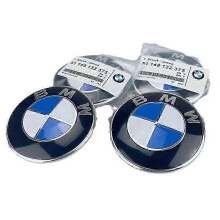BM-W Logo Hood Logo Replacement 82mm+74mm Hood 51148132375 - for All Models