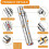 USB RECHARGEABLE SUPER LASER POINTER PEN 7 in 1 Cat Pet Toy Red UV FLASHLIGHT 3