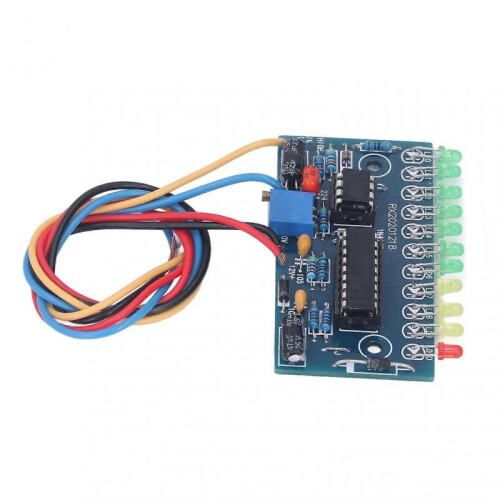 LED Audio Level Indicator Module 10 Segment 11pcs 3mm LEDs Audio Level Indicator Board for VU Meter Preamplifier 1